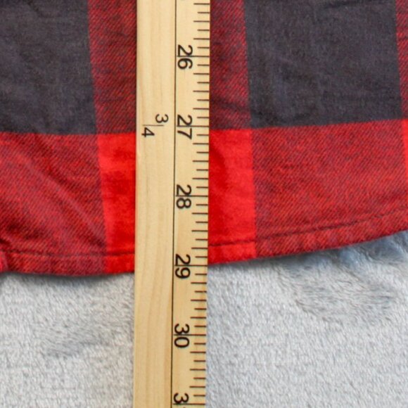 Alpine Design Buffalo Plaid Mid-Weight Flannel Button Down Shirt Men's Size Med - Picture 7 of 7